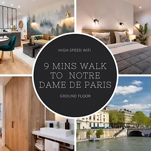 Cosy A 9 Min A Pied De La Cathedrale Notre Dame Apartamento Paris